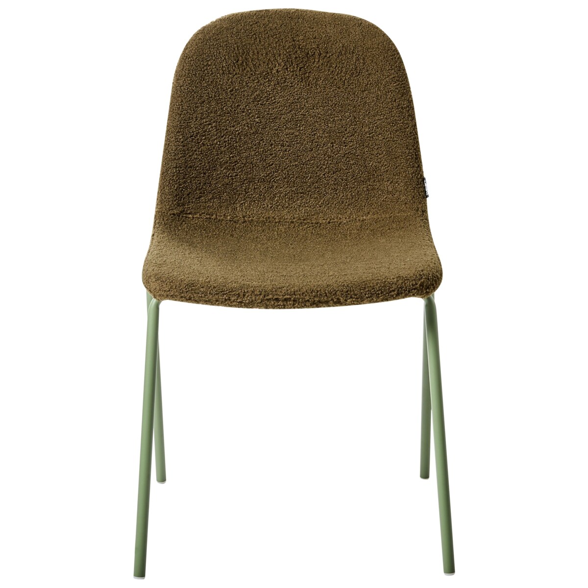 Zestaw 2 krzeseł konferencyjnych LOMA Boucle Zielony