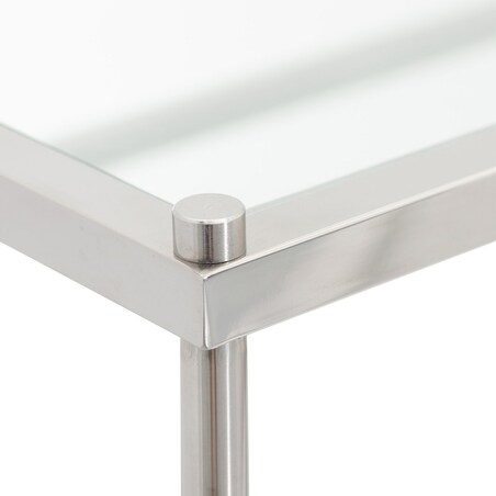Konsola Pure silver 120x40x80cm, 120 x 40 x 80 cm