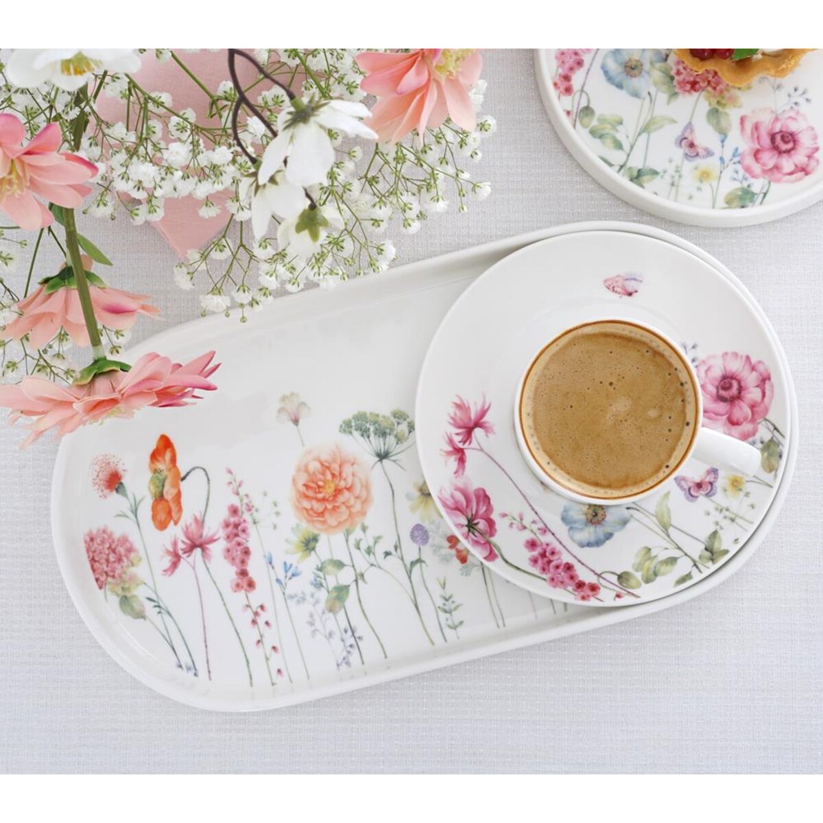 VILLA ITALIA Półmisek owalny porcelanowy 30 cm GARDENO