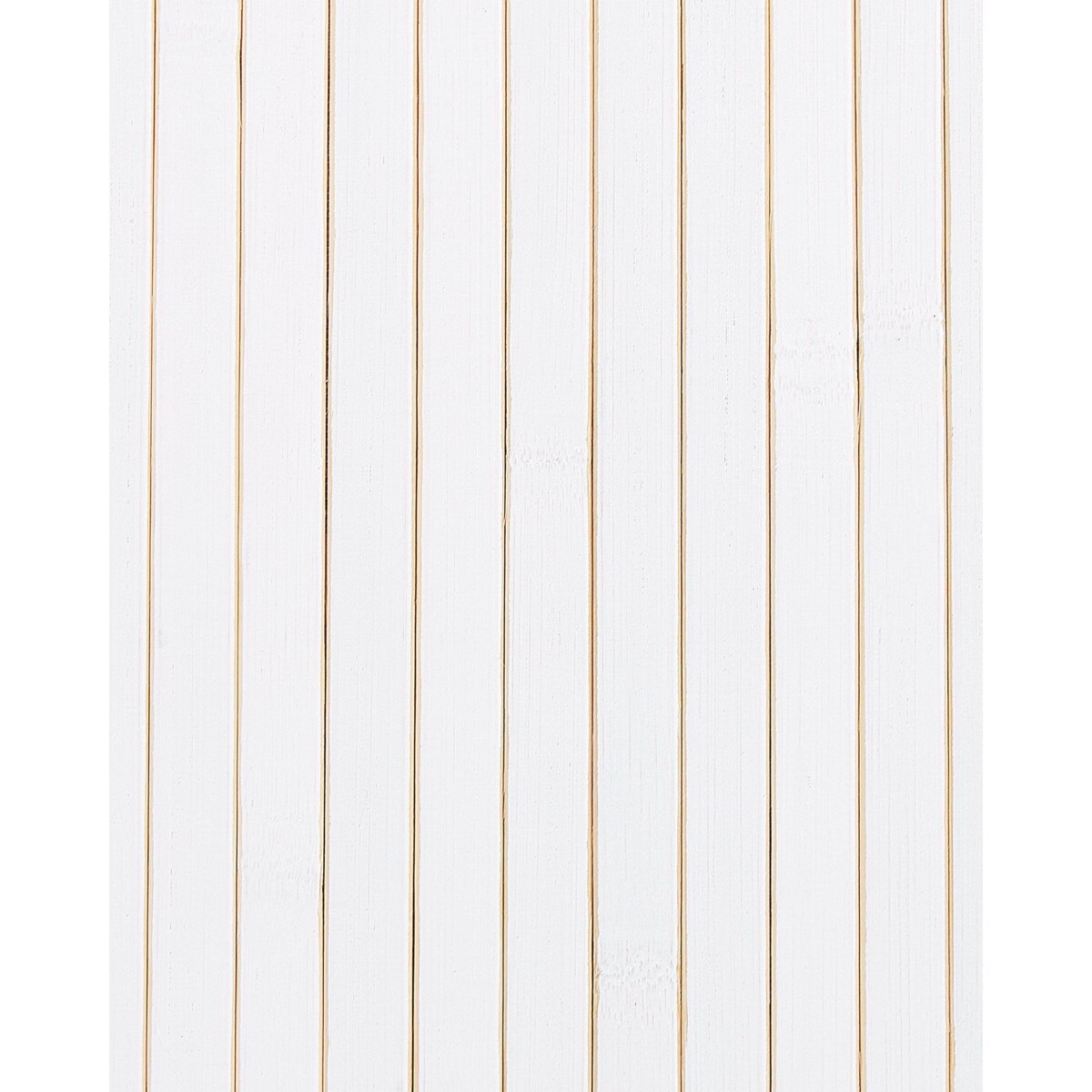 Kosz bambusowy z pokrywą biały MATARA