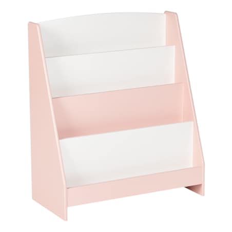 Regał 4 półki MDF Pastelowy róż LILOET