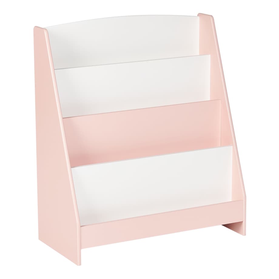 Regał 4 półki MDF Pastelowy róż LILOET