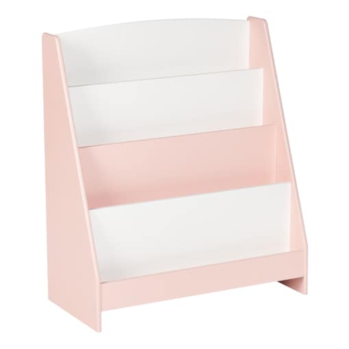 Regał 4 półki MDF Pastelowy róż LILOET