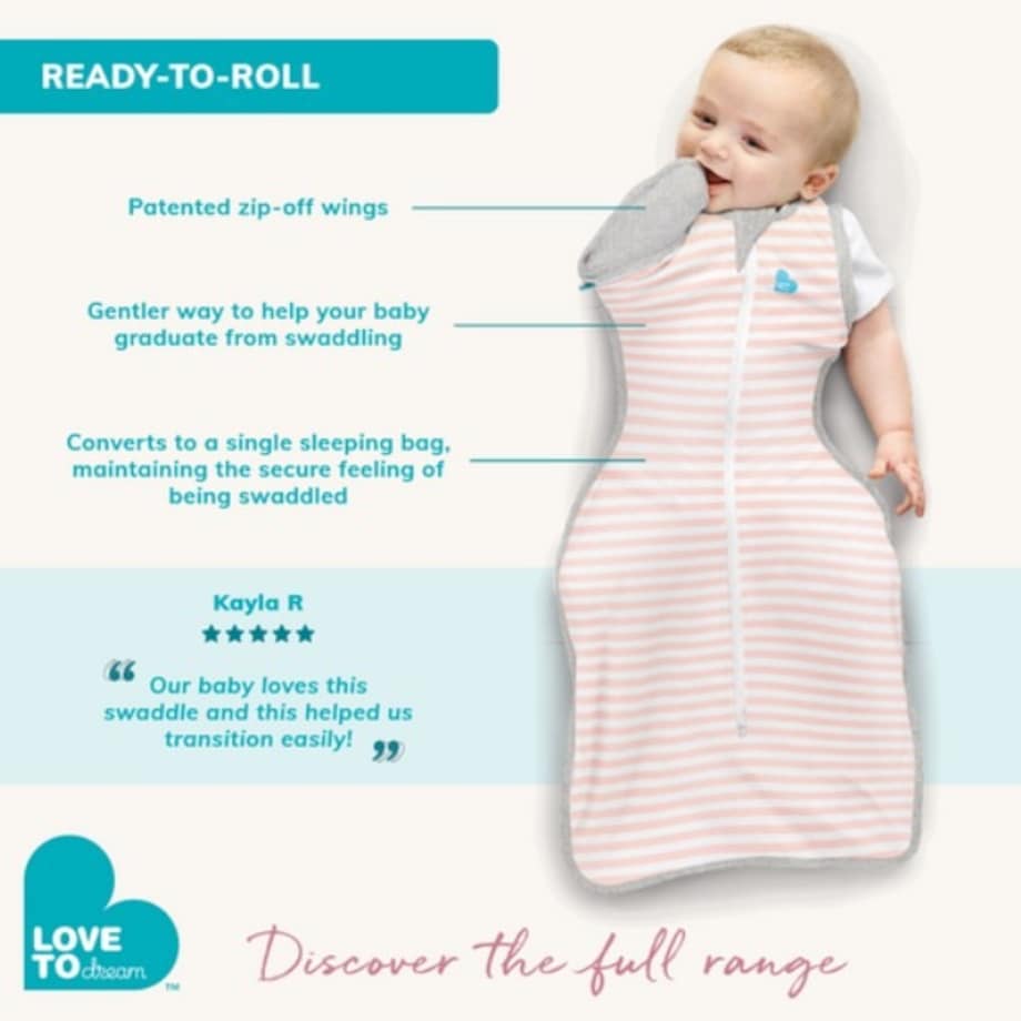 Otulacz Swaddle UP - rozmiar S - biały - ETAP 1 - 2,5 TOG