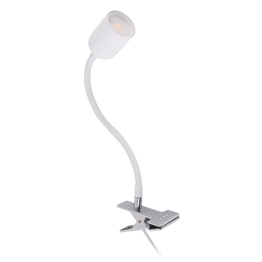 Lampka biurkowa z klipsem Top 4559 TK Lighting na wysięgniku metalowa biała