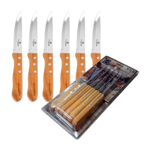 Zestaw noży do steków lub pizzy 6 elementów BERLINGER HAUS