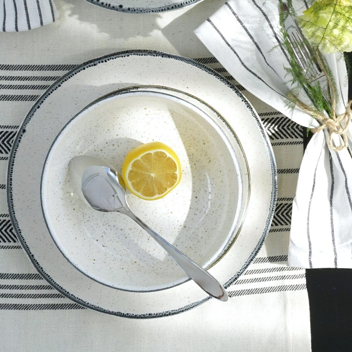 VILLA ITALIA Talerz głęboki 19,5 cm VANILLA