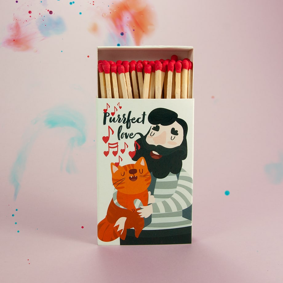 Zapałki długie "Kocia muzyka"