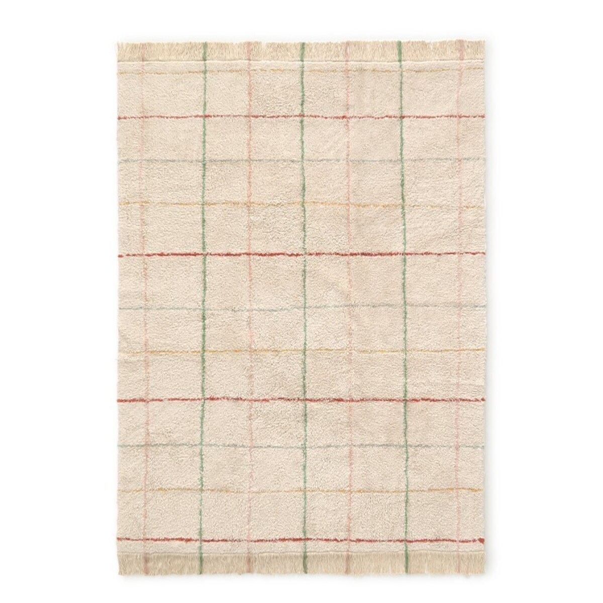 Lorena Canals - Dywan bawełniany Kolorowe Linie 90 x 130 cm, Farm