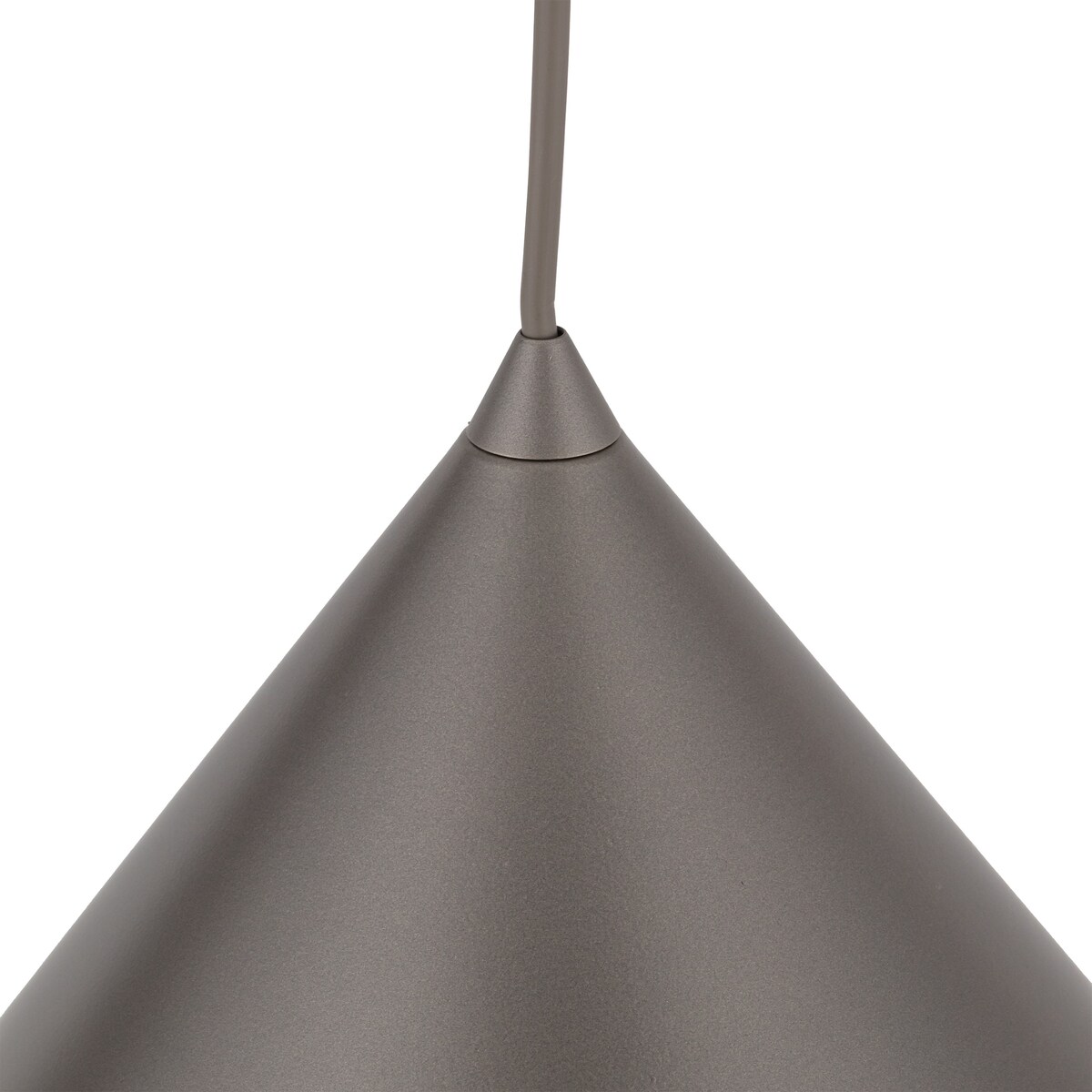 Lampa wisząca TK Lighting CONO XL NEW BROWN 11378 brązowa loftowa E27 50 cm regulowana wysokość