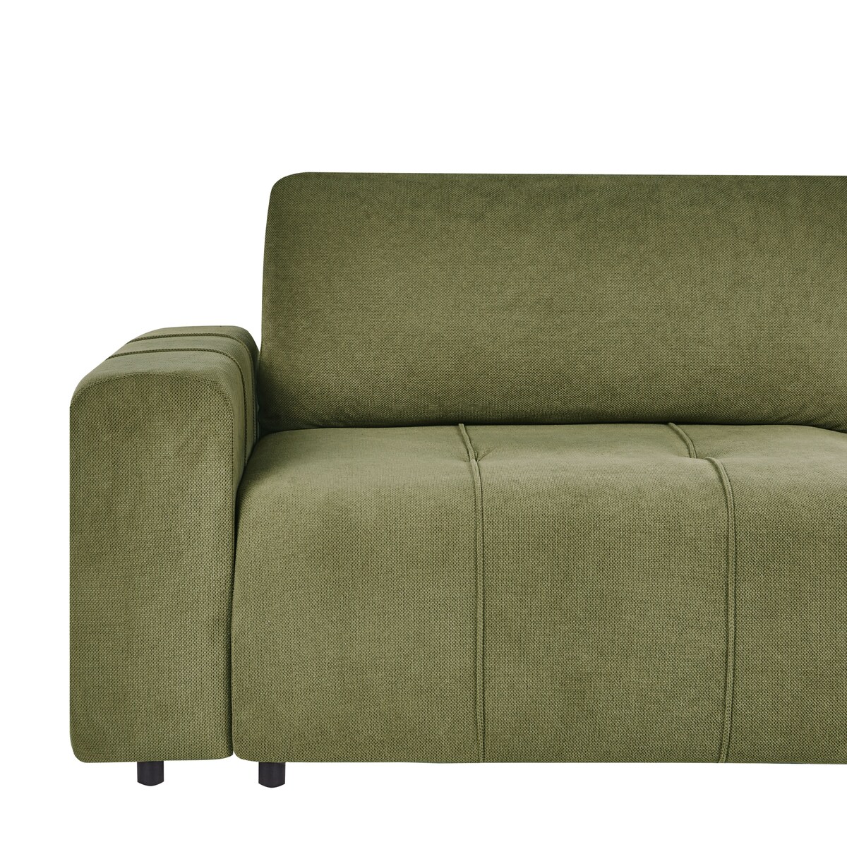 Sofa rozkładana dla 2 osób INNVIK Zielony ze schowkiem