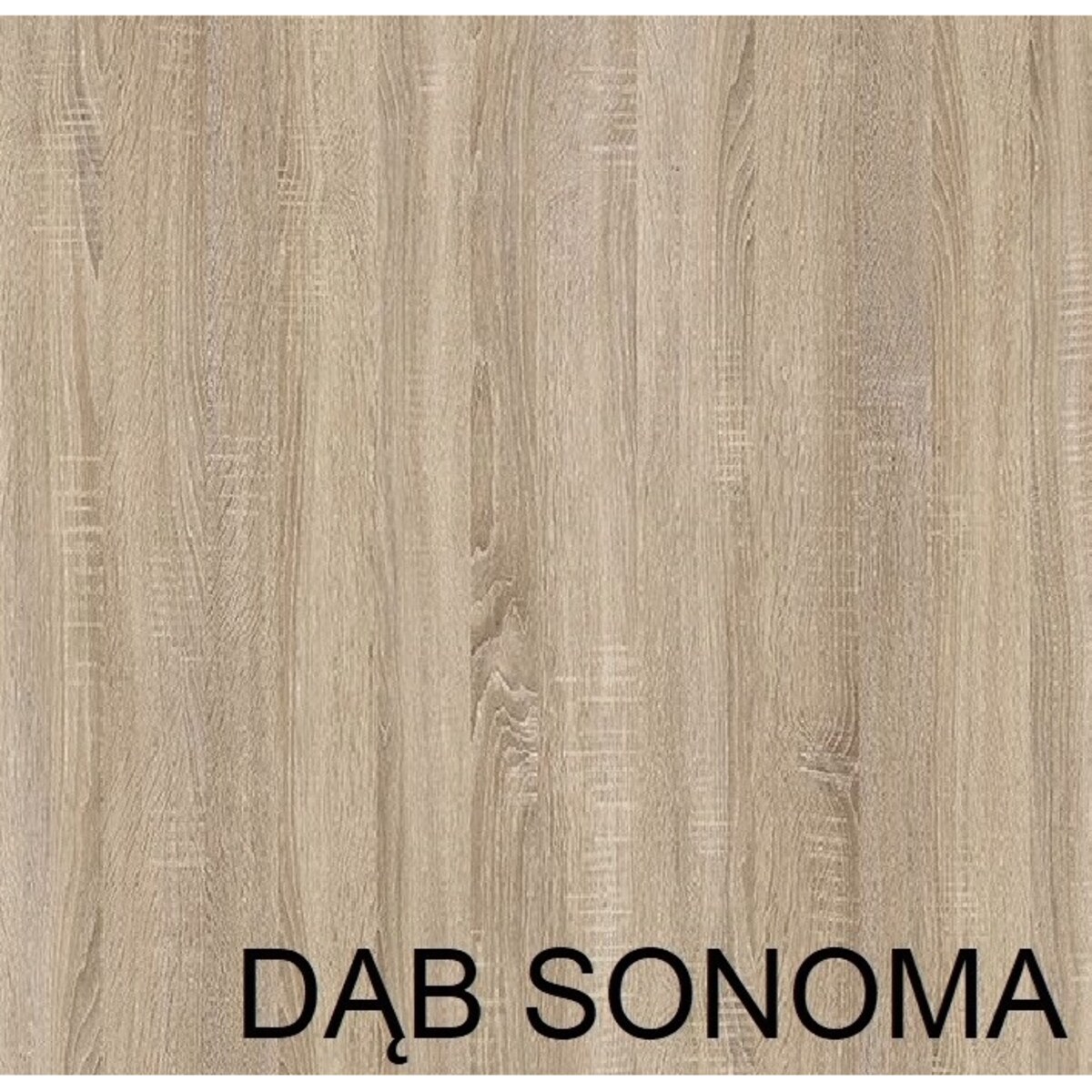 Stół rozkładany okrągły 100/200 - Dąb sonoma + n. czarne