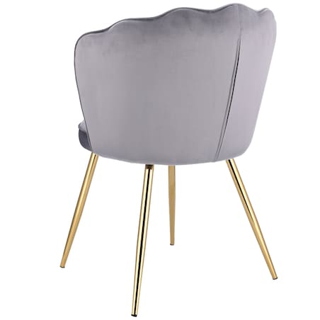 KRZESŁO Fiore szare