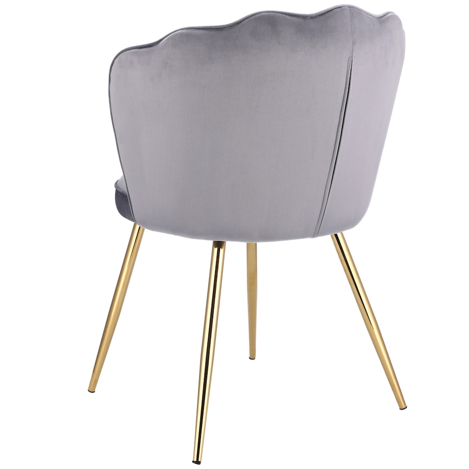 KRZESŁO Fiore szare