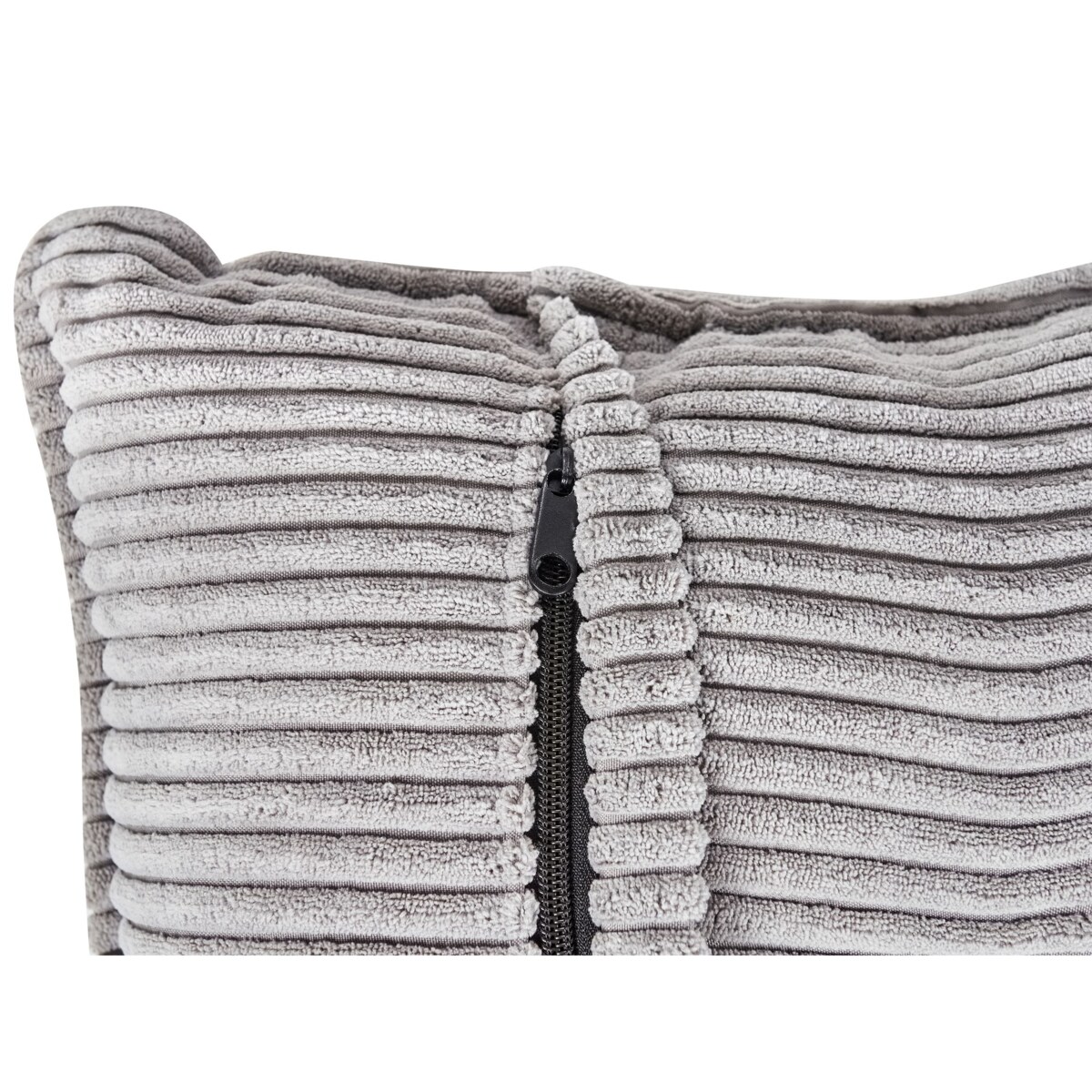 Narożnik DOLVA Jasnoszary Sztruks Lewostronny