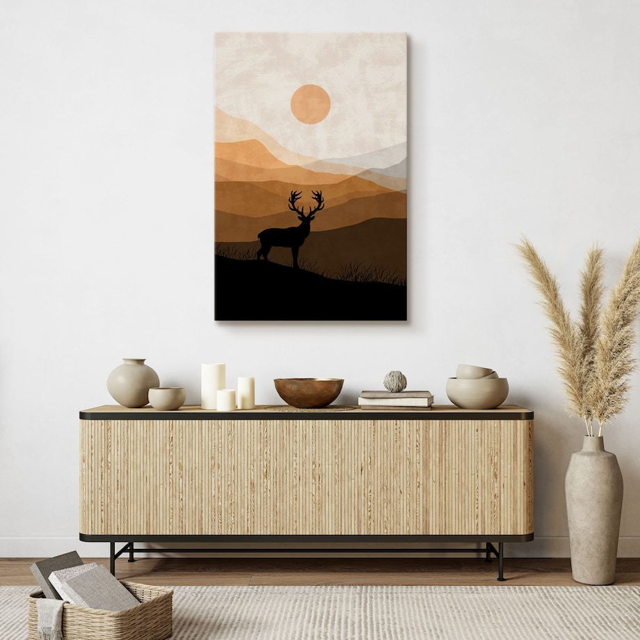 Obraz Jeleń na Rykowisku 30x40cm