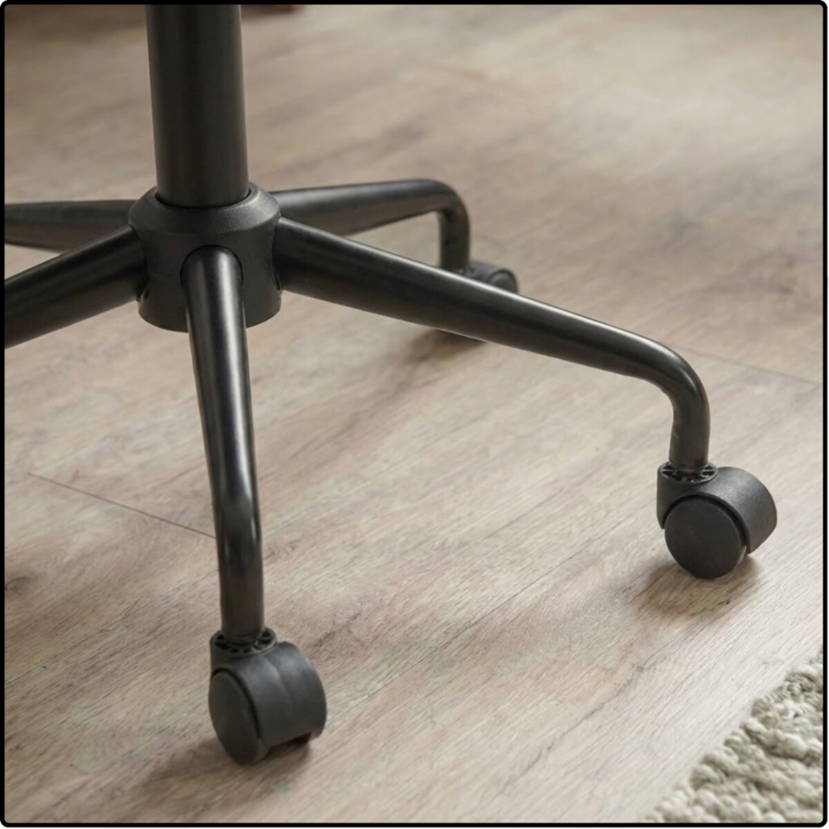 Fotel biurowy krzesło obrotowe do biurka ucznia gabinetu regulowane szare welurowe