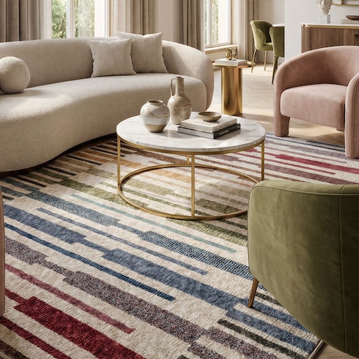 Dywan Arte 300x400 cm Geometryczny Wielokolorowy