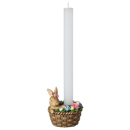 Świecznik królik w koszyku Spring Fantasy, 8.6 cm, Villeroy & Boch
