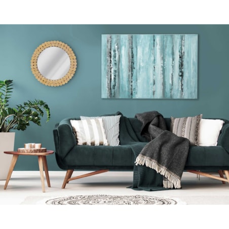 LUSTRO ŚCIENNE BOHO 36CM KLNA-MR01