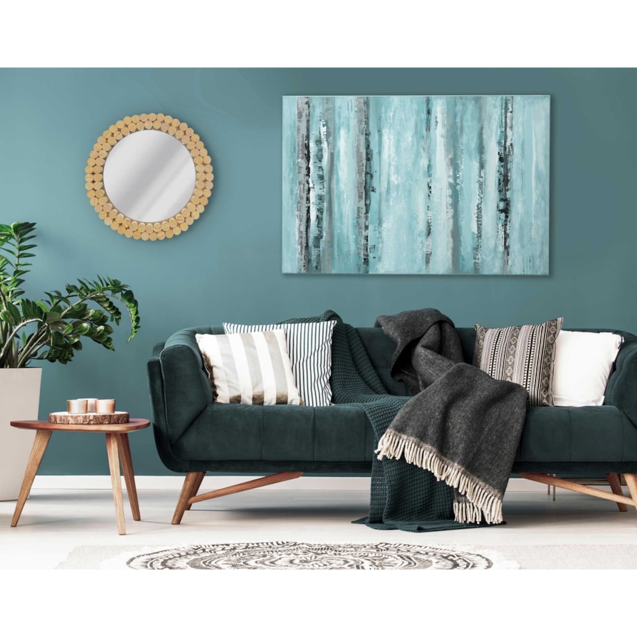 LUSTRO ŚCIENNE BOHO 36CM KLNA-MR01