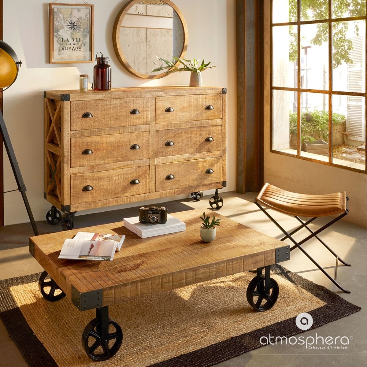 Dywan z juty prostokątny, 120 x 170 cm, pleciony