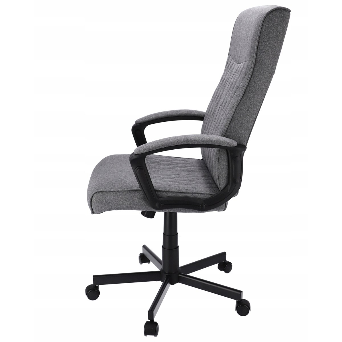 Fotel biurowy COMFORT pikowany szary