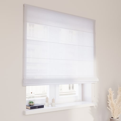 Roleta rzymska Capri 160x170 prześwitujący, złamana biel