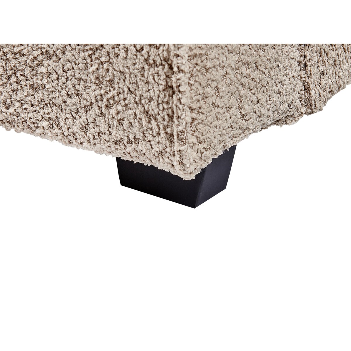 Łóżko boucle 160 x 200 cm beżowoszare MIRANDE