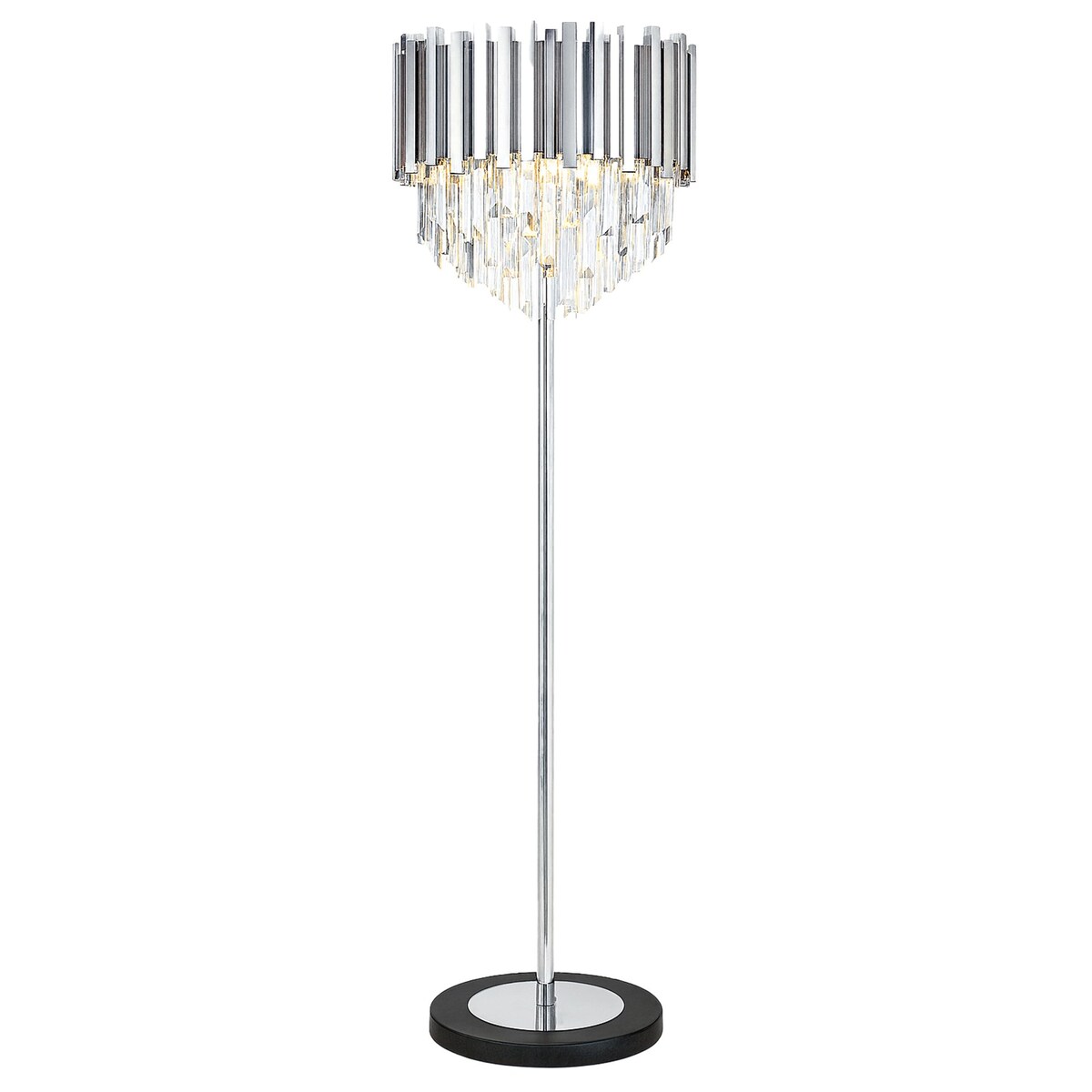 Lampa Podłogowa App1716-3F Chrom, Metal