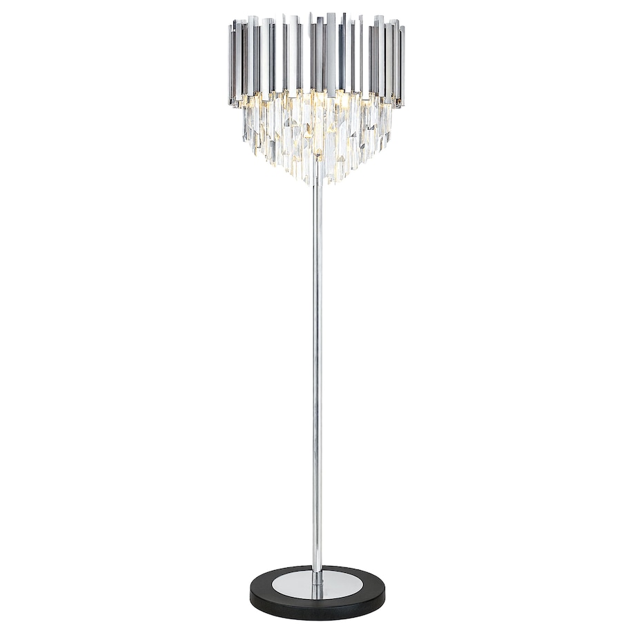Lampa Podłogowa App1716-3F Chrom, Metal