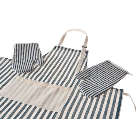 Zestaw tekstyliów kuchennych CUCUMIS Niebieski