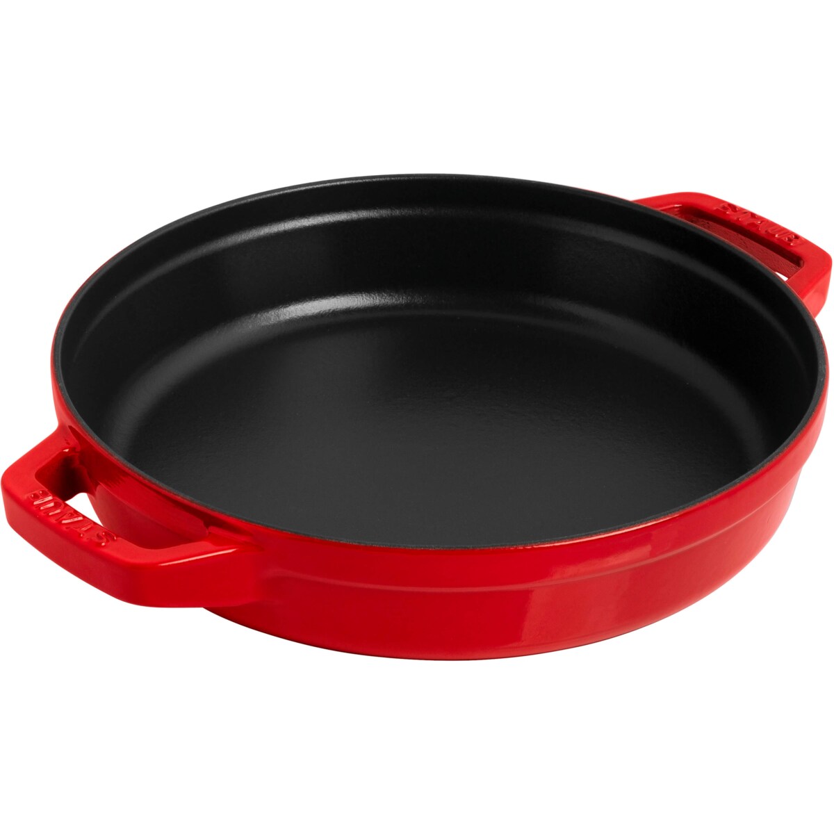 Zestaw 3 naczyń żeliwnych z pokrywką Staub - 24 cm, Czerwony