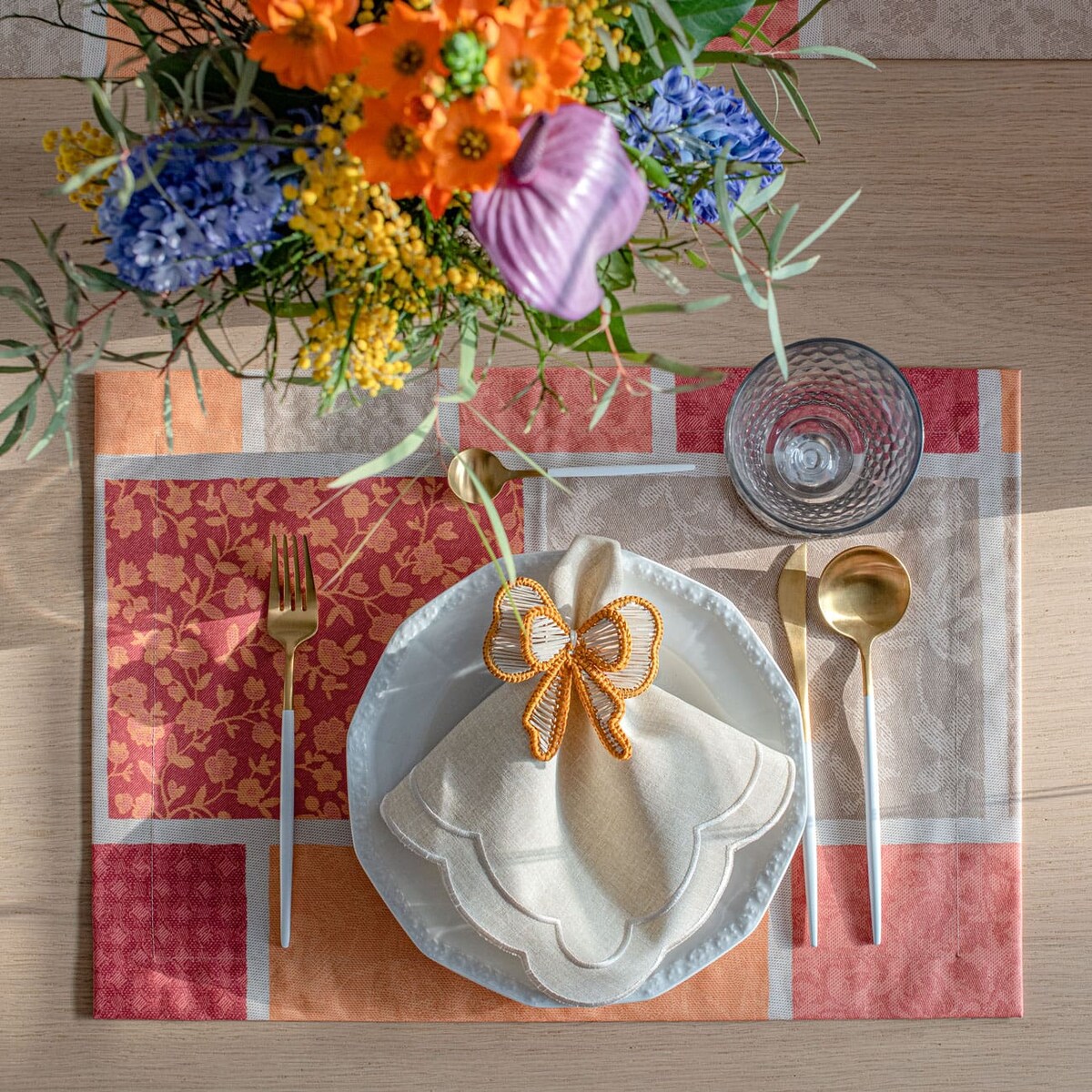 Powlekany bieżnik plamoodporny Beige Symphony – 50 × 220 cm