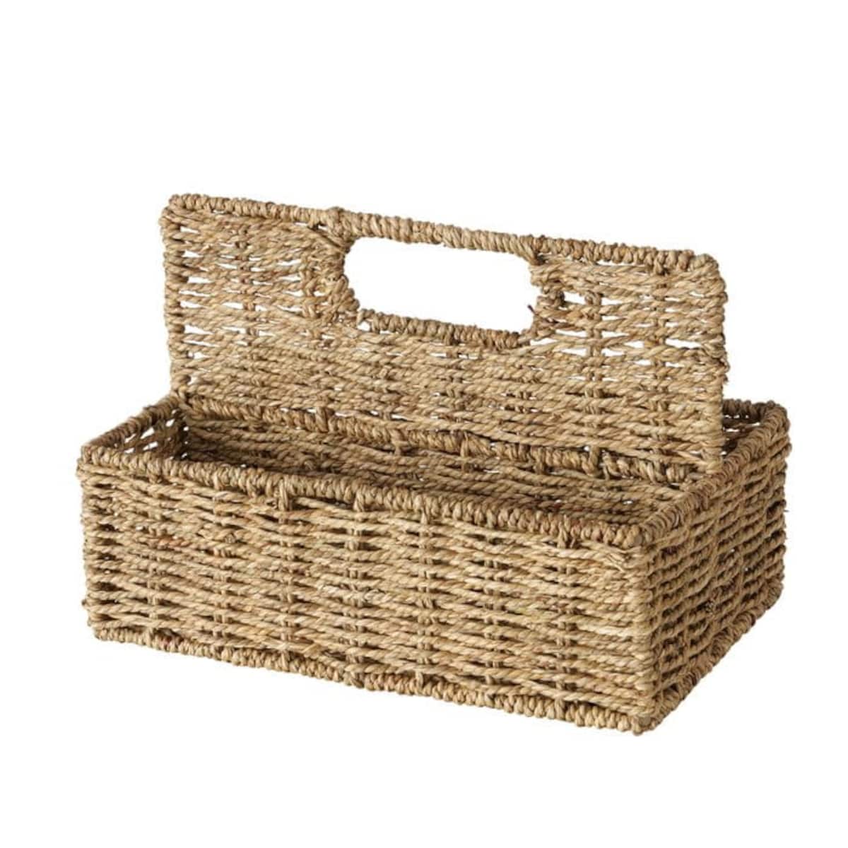 Kosz Osłonka z Trawy morskiej Elstra Dekoracyjna 21 cm Naturalny Pojemnik