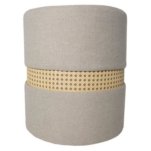 Pufa Kali, plecionka wiedeńska, Ø 35 cm