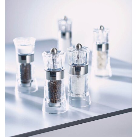 Zestaw 2 młynków do soli i pieprzu Oslo akryl, 14 cm, Peugeot
