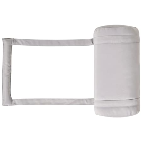 Leżak ogrodowy z poduszką AMANTEA PREMIUM Drewno akacjowe Jasnoszary