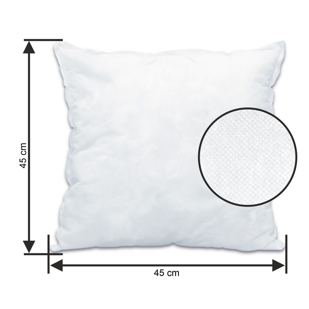 Poduszka WIGO WHITE 45x45 cm