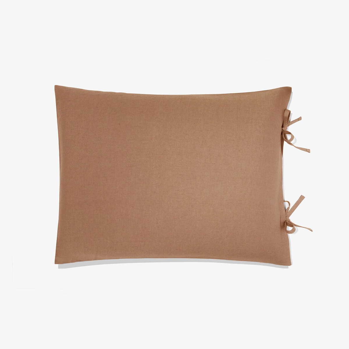 Poszewka lniana 45x60 karmelowa