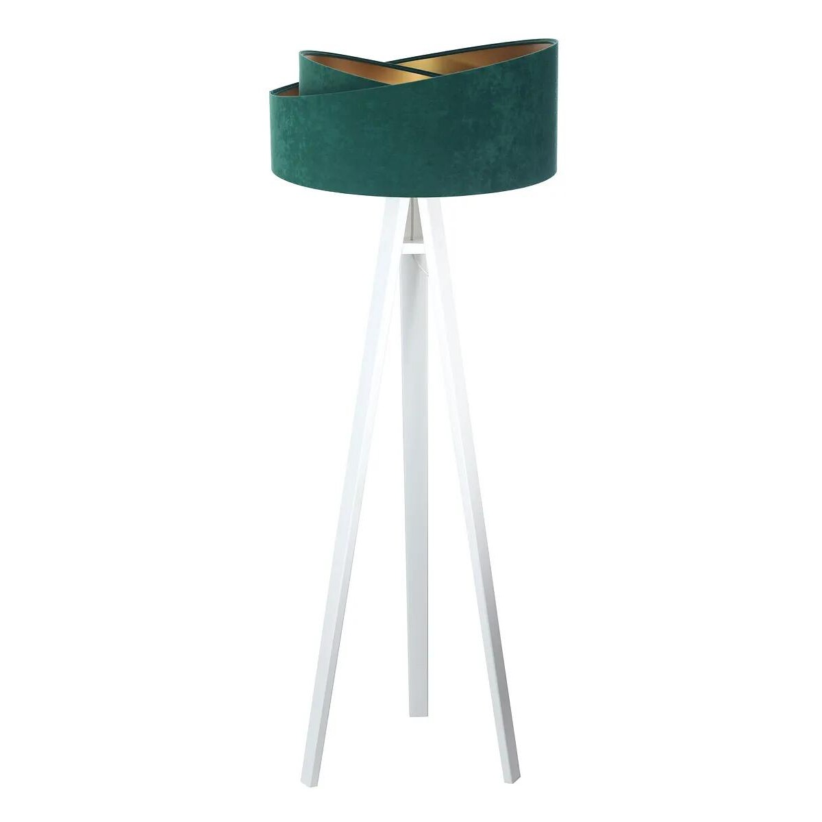 Lampa stojąca GEMSTONE zielona/biała