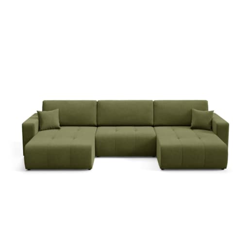 Narożnik MOLINIO U z funkcją spania Kolor: Wind 34