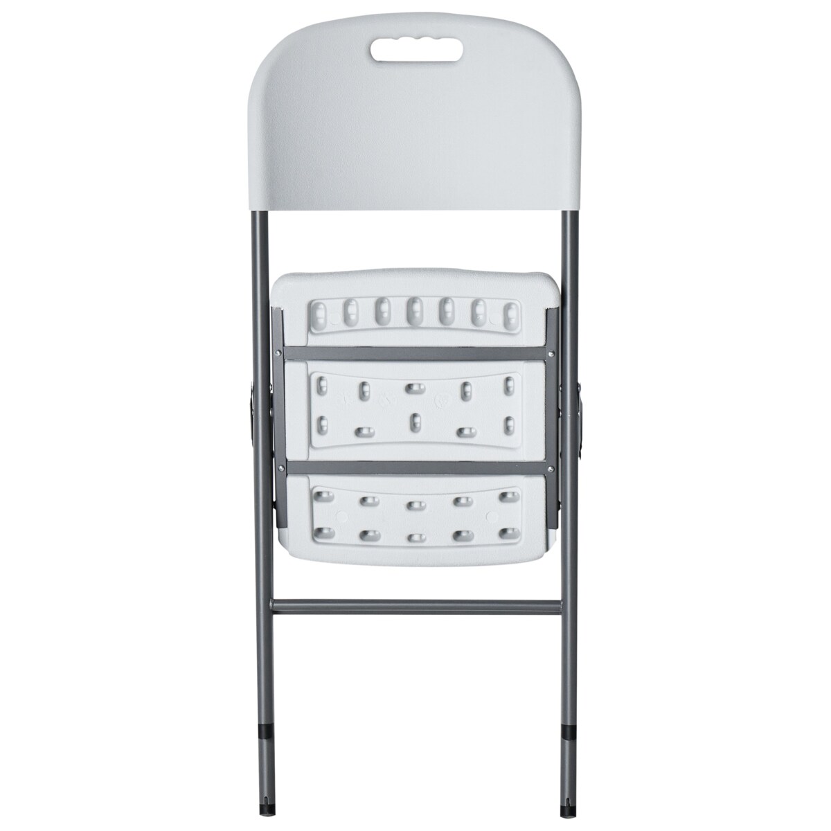 Zestaw 2 krzeseł ogrodowych CUGNOLI Składane Biały