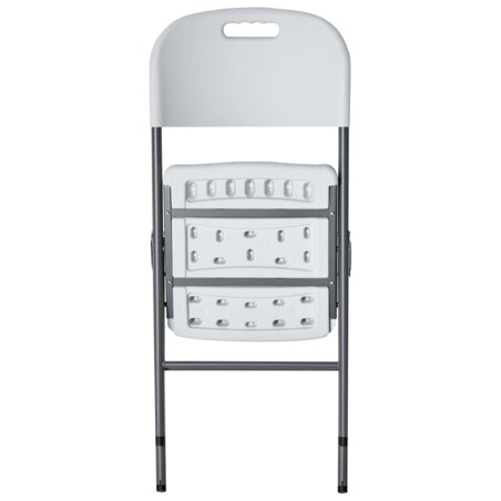 Zestaw 2 krzeseł ogrodowych CUGNOLI Składane Biały