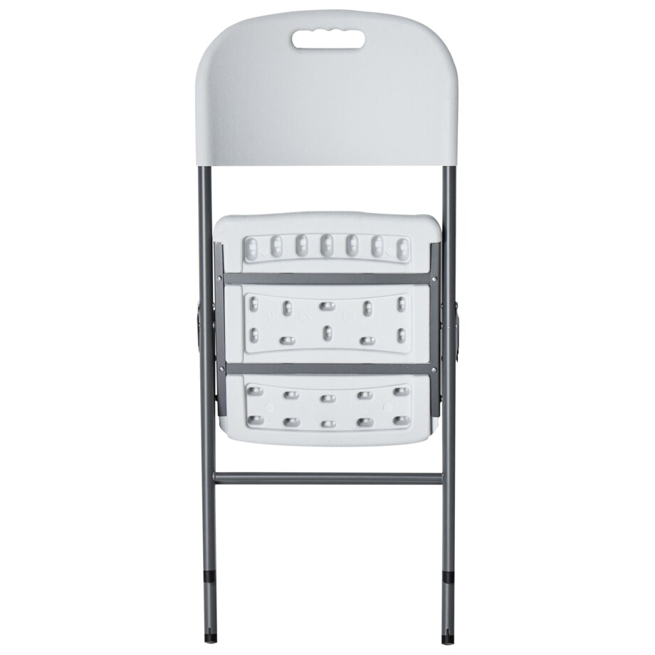 Zestaw 2 krzeseł ogrodowych CUGNOLI Składane Biały