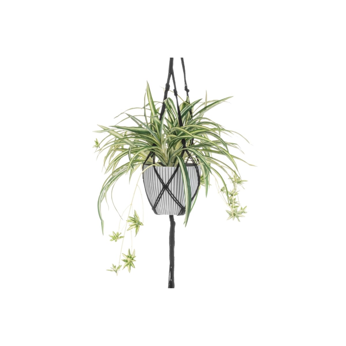 Sztuczna roślina w wiszącej doniczce Zielistka