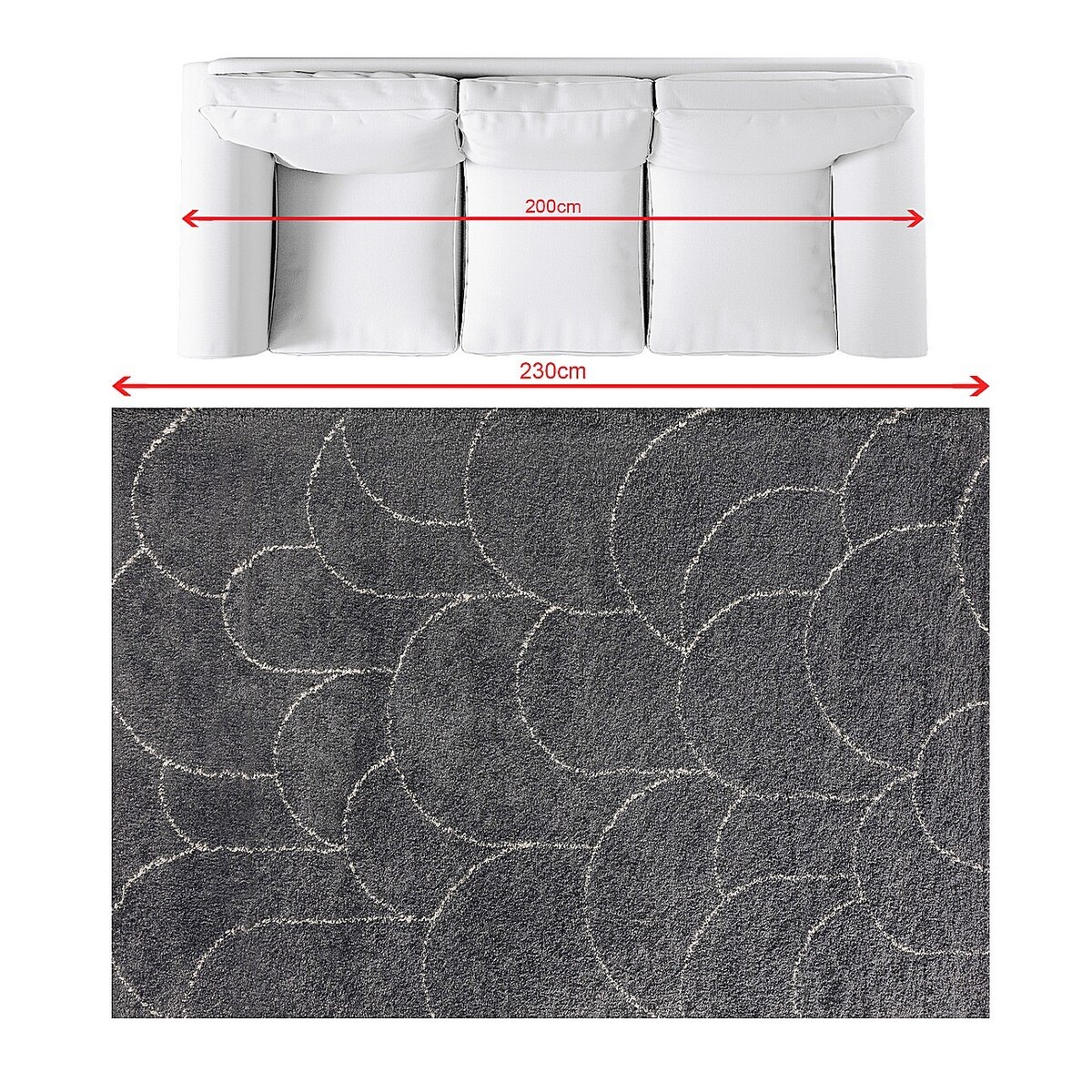 Dywan Royal smoky blue/cream 160x230cm, 160 x 230 cm