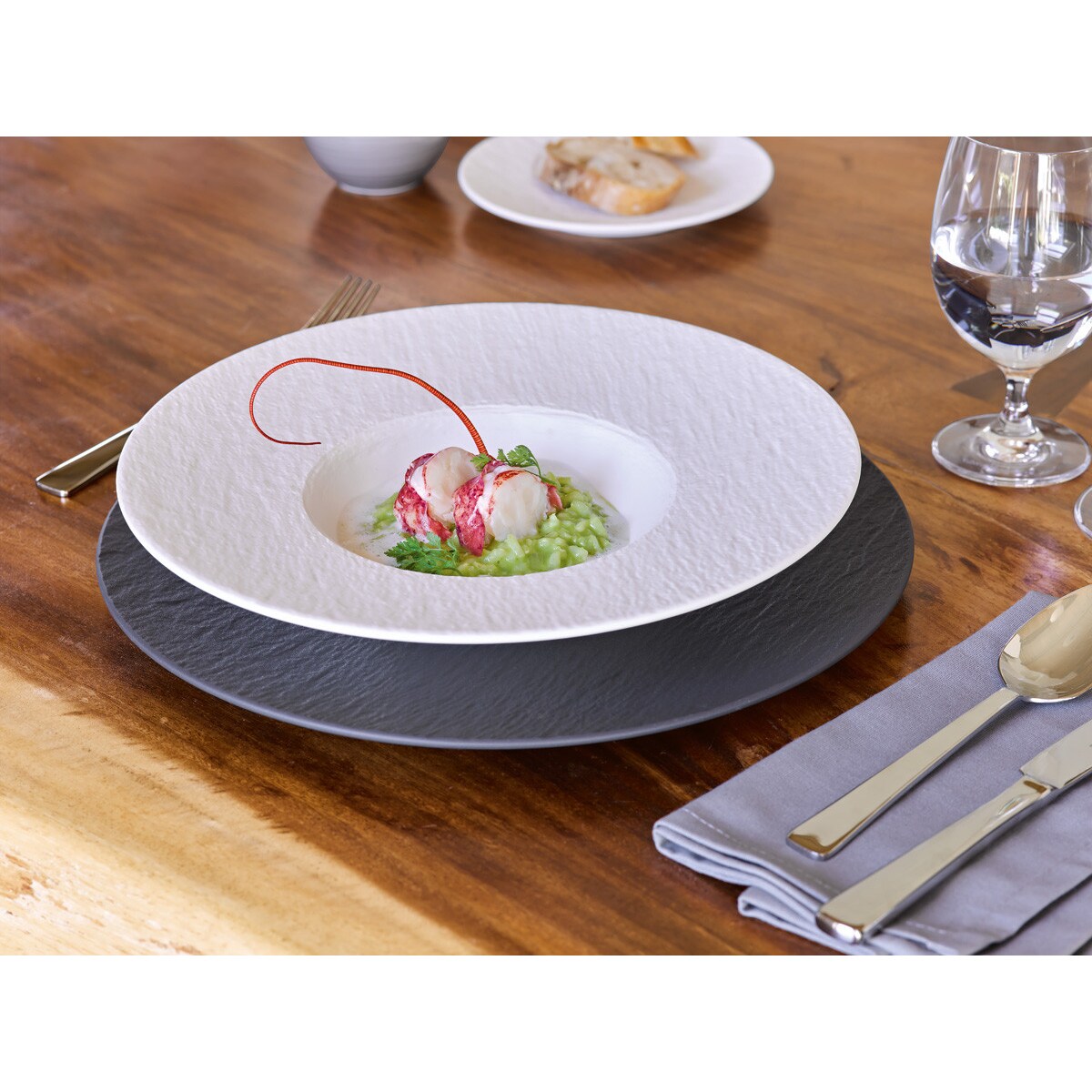 Talerz do makaronu Manufacture Rock blanc, 29 cm, Villeroy & Boch