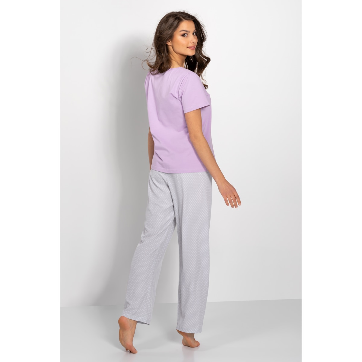 Piżama Caroline Lila-Grey, M