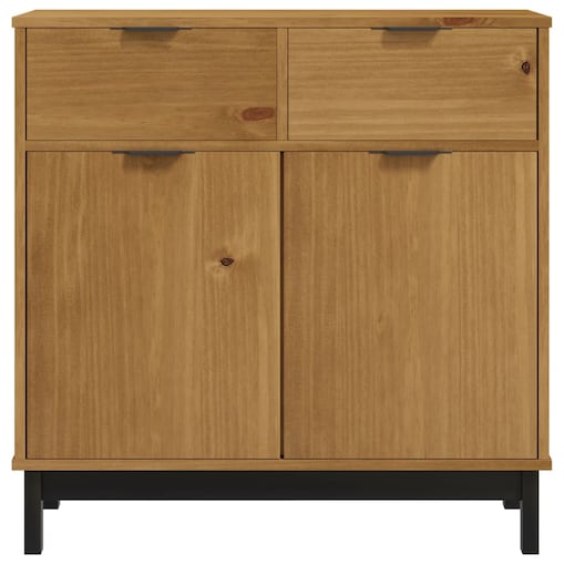 vidaXL Szafka FLAM, 80x40x80 cm, lite drewno sosnowe